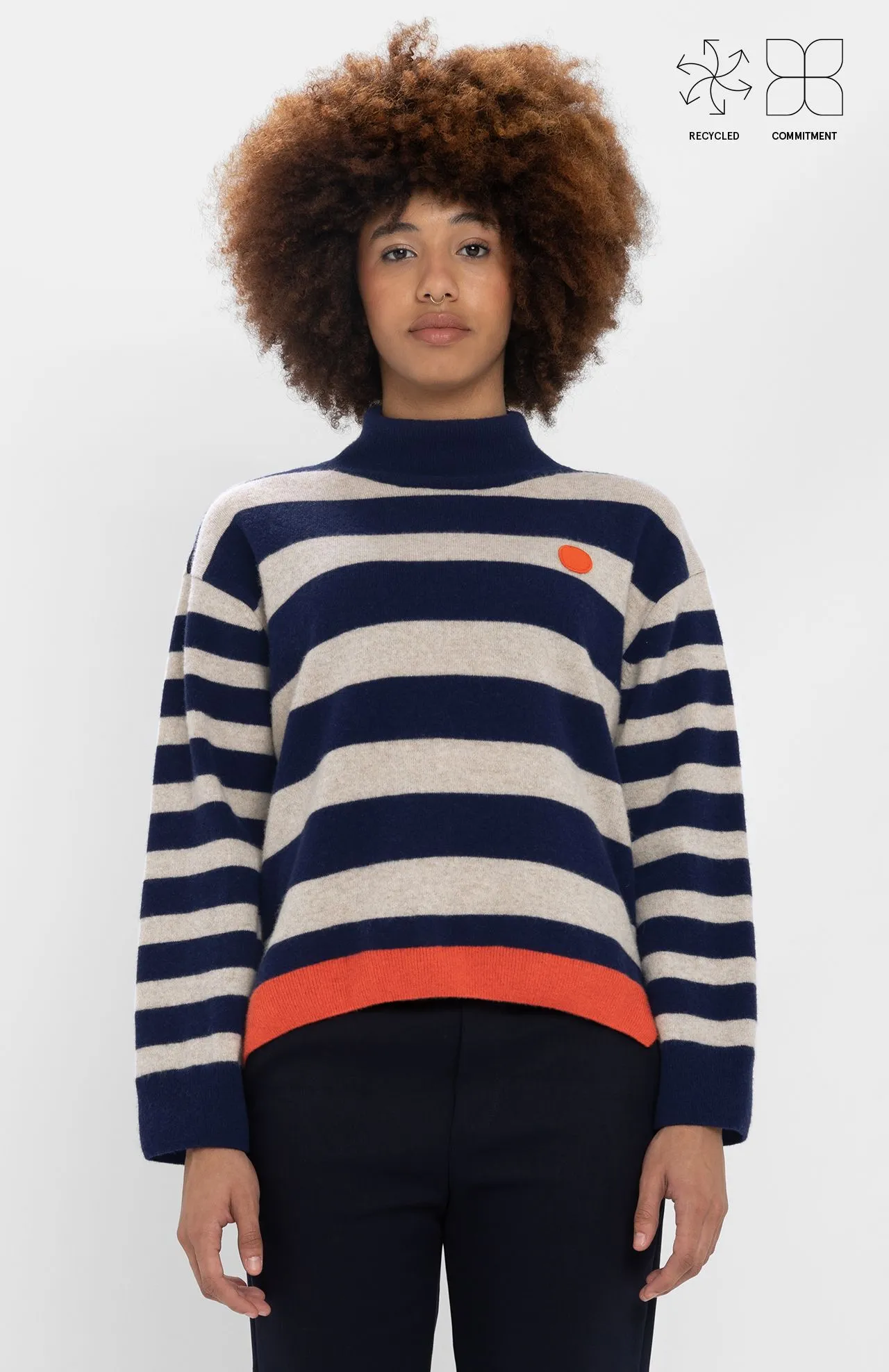 Kadabi Dot Jumper - Navy