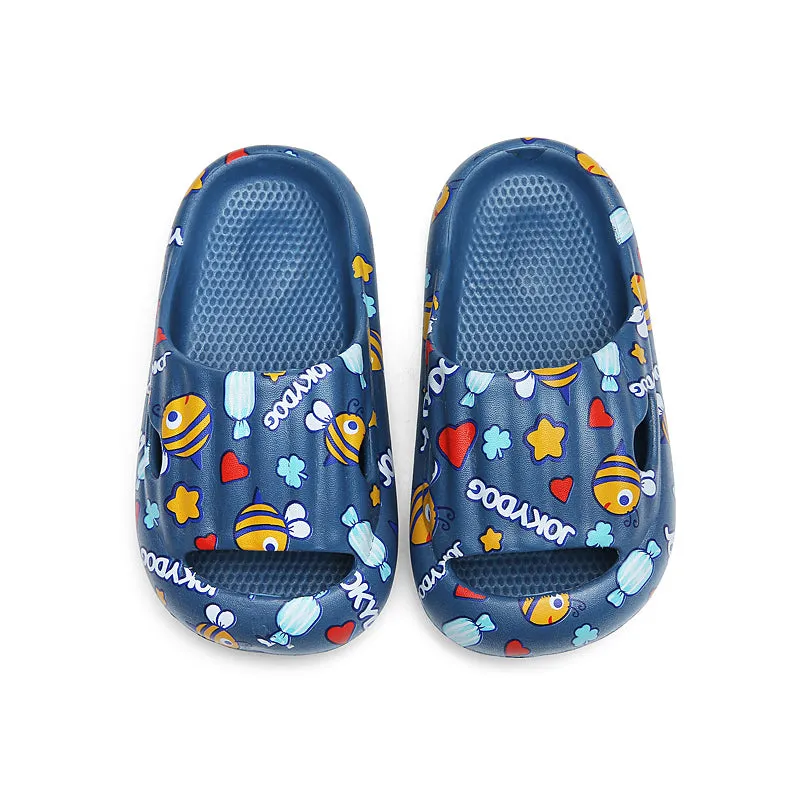 Kids Cartoon Bee Slides Slippers