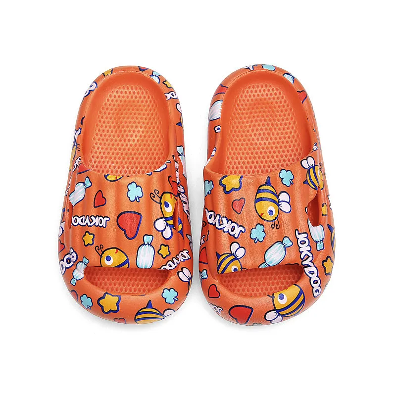 Kids Cartoon Bee Slides Slippers