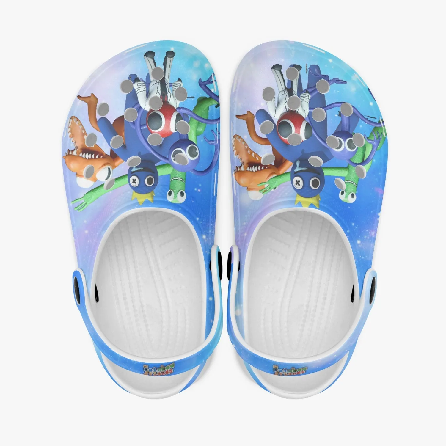 Kids Rainbow Friends Clogs Blue