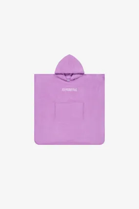 KIDS TOWEL PONCHO | PURPLE