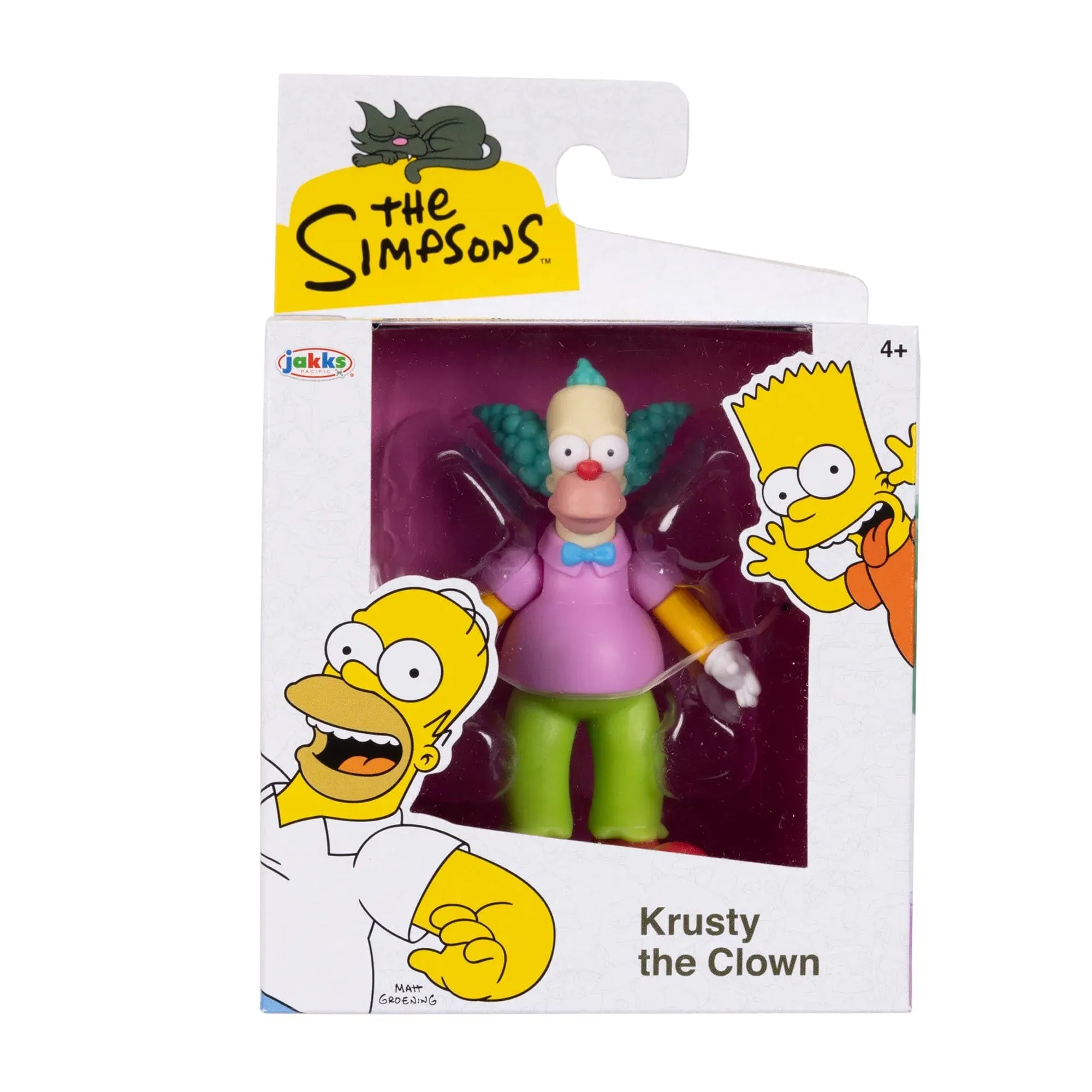 Krusty the Clown - The Simpsons 2.5" Figure Wave 2 by Jakks Pacific