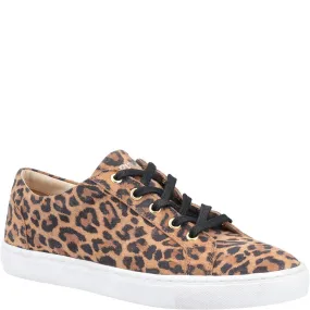 Leopard Print Tessa Lace-Up Trainers