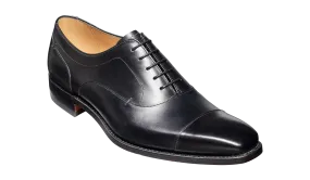 Liam - Black Calf Toe Cap Oxford