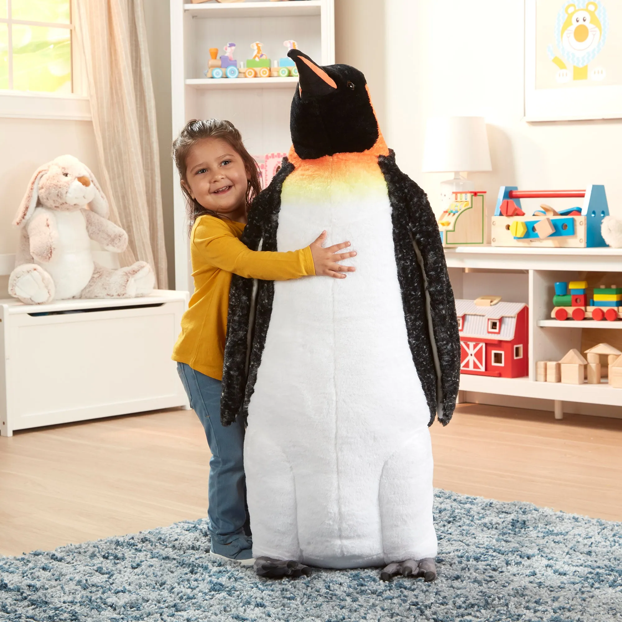 Lifelike Plush Emperor Penguin