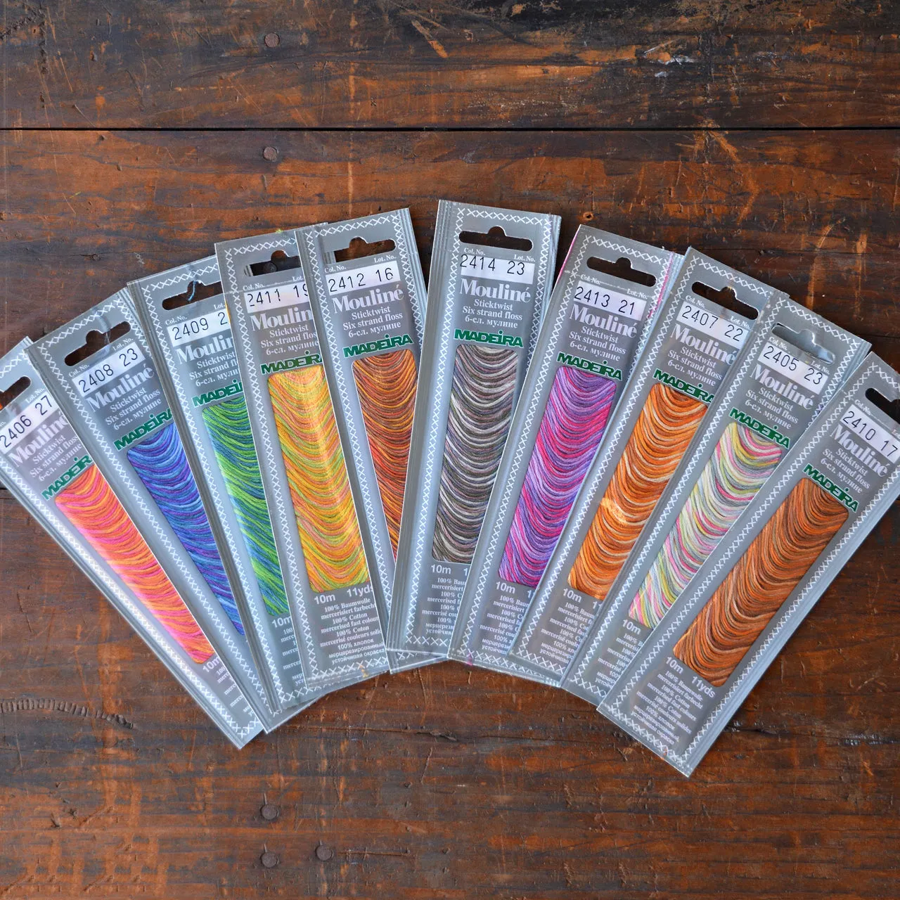 Madeira Mouline 6 Strand Cotton Embroidery Floss - Multi