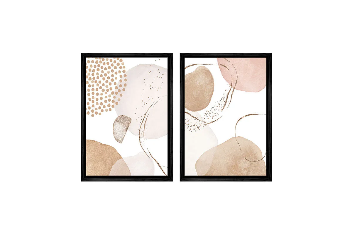 Minimalist Watercolour 2AB | Set of 2 | Abstract Wall Art Print