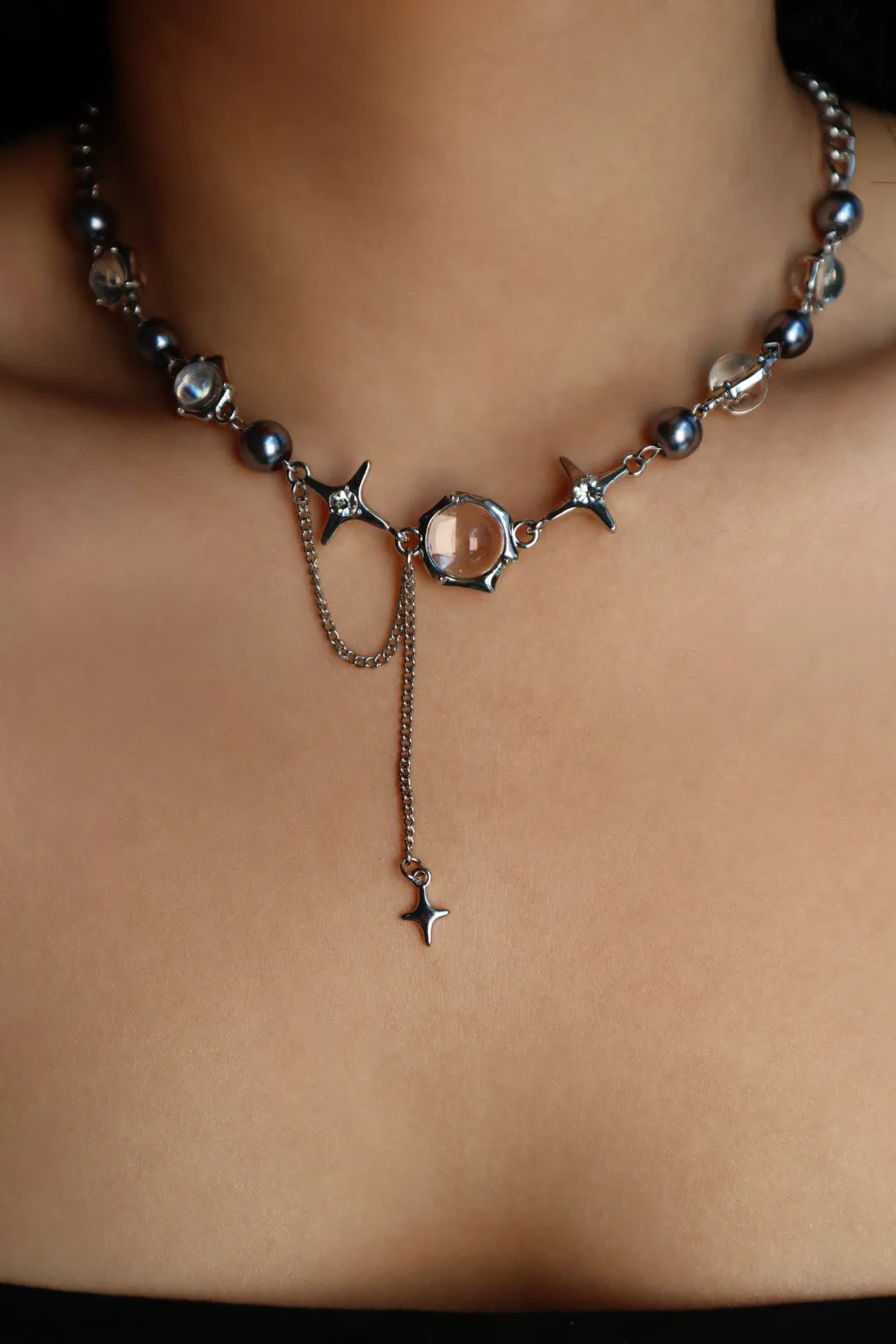 Multi Moonlight Stars Necklace