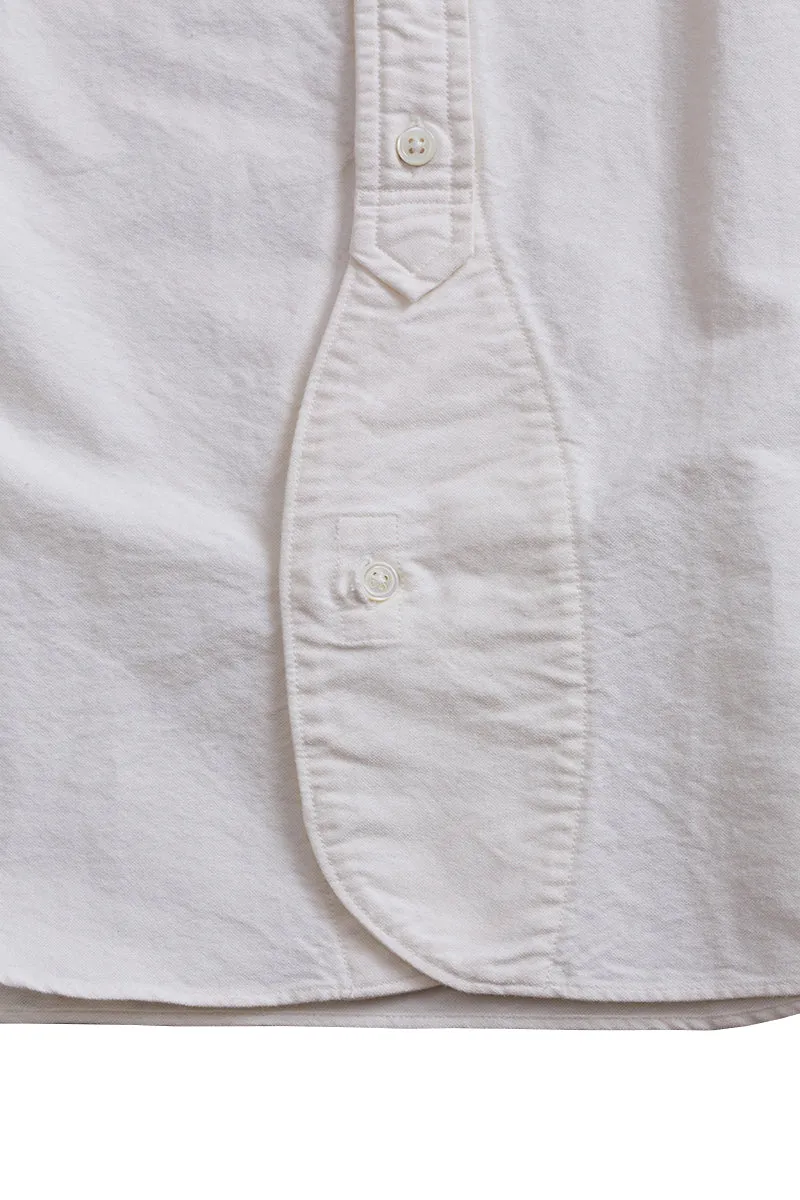 Nigel Cabourn British Officers Shirt in Off-White