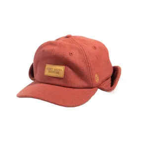 NSB Wool Earflap Cap - Burnt Orange