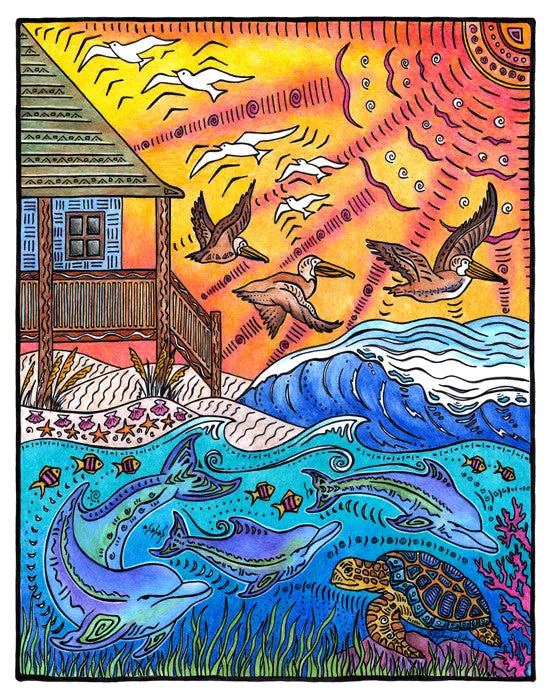 Oceanfront Print