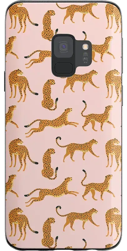 On the Prowl | Pink Leopard Print Samsung Case