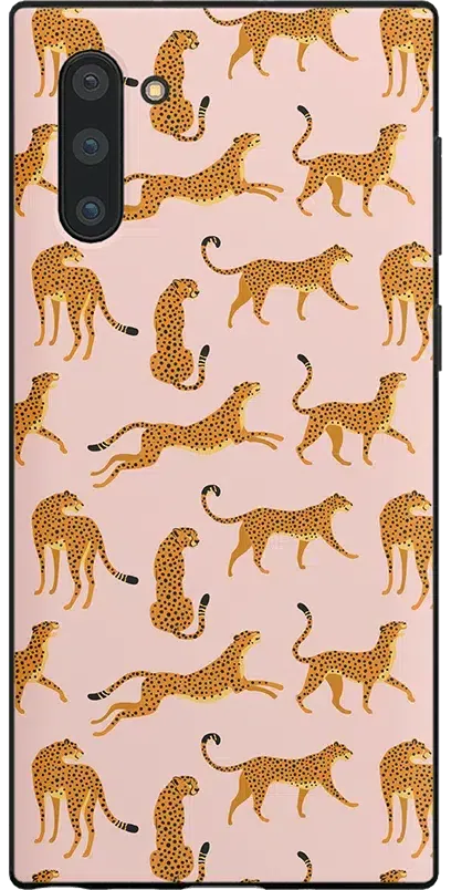 On the Prowl | Pink Leopard Print Samsung Case