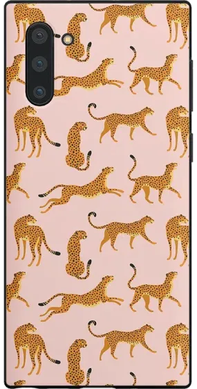 On the Prowl | Pink Leopard Print Samsung Case