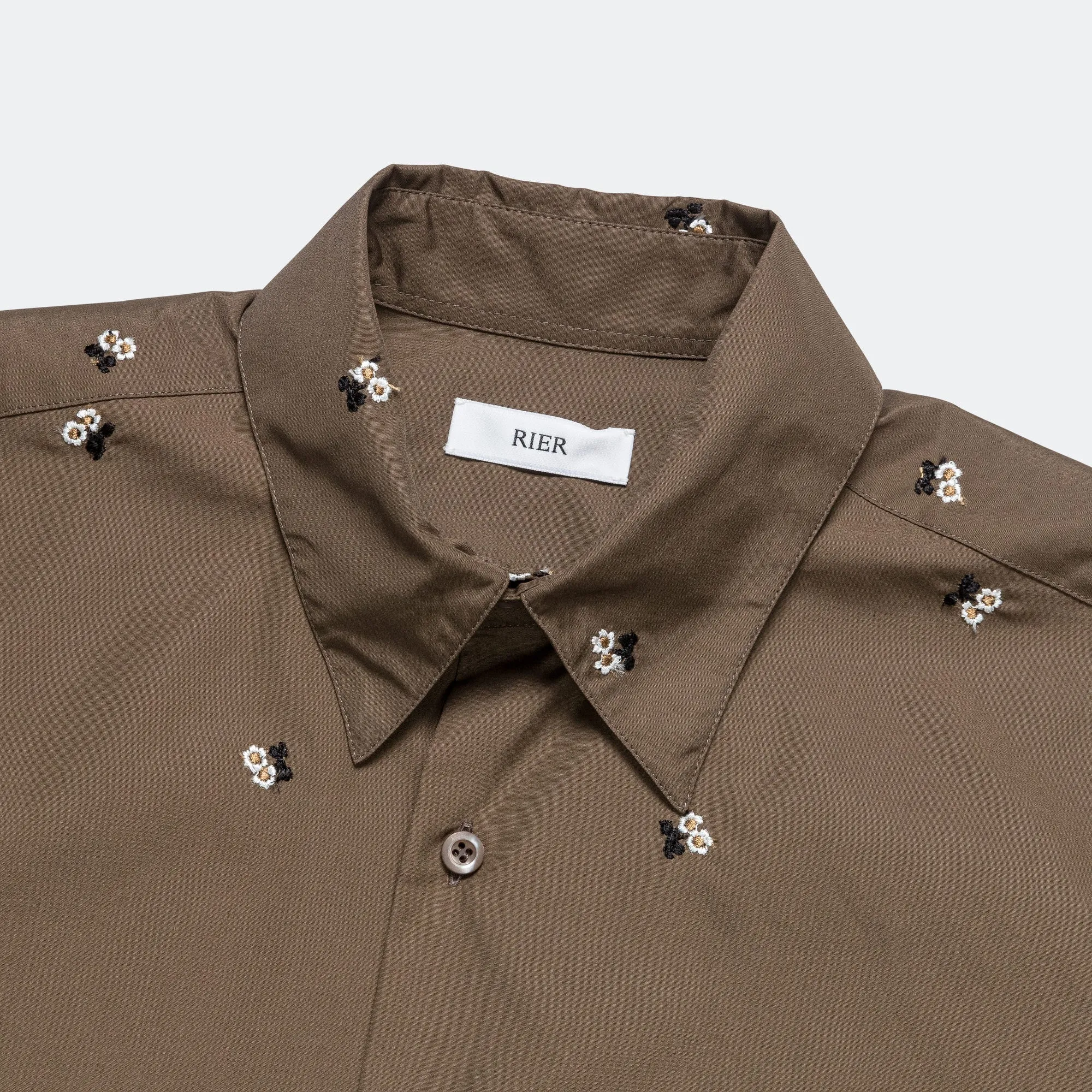 Popeline Shirt - Castoro Flowers