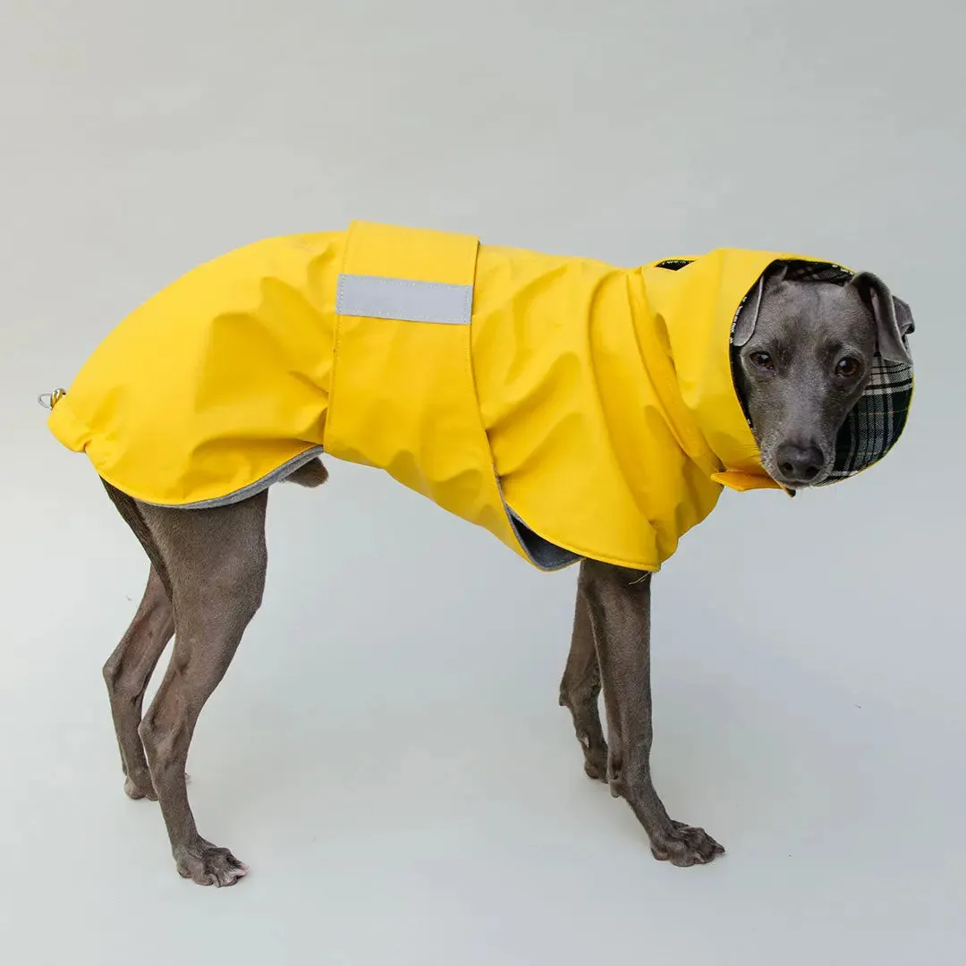 Regenmantel für Hunde "Safe From Rain" yellow