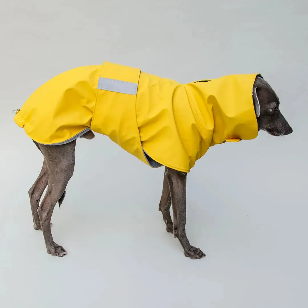 Regenmantel für Hunde "Safe From Rain" yellow