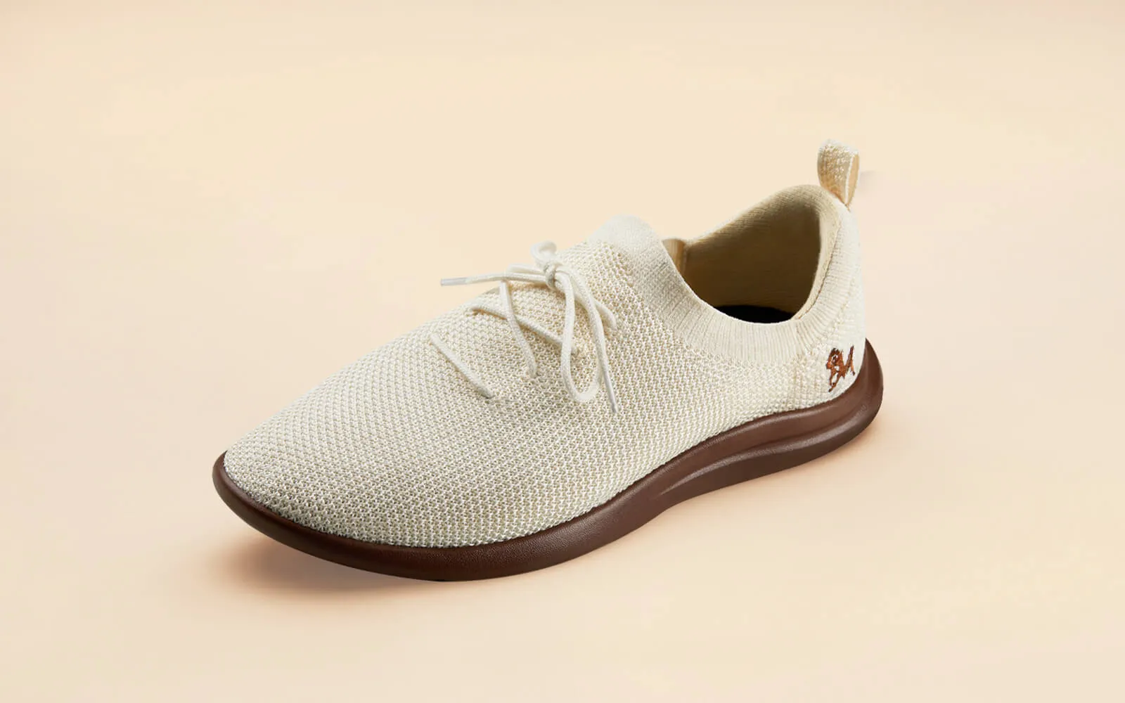 ReLive Knit Sneakers : Tusk Ivory / Brown Sole