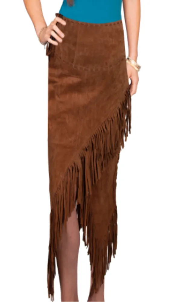 Scully Long Fringe Maxi Shirt