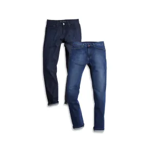 Slim Crosby Medium/Dark Blue and Oliver Light/Medium Blue 2-Pack Jeans