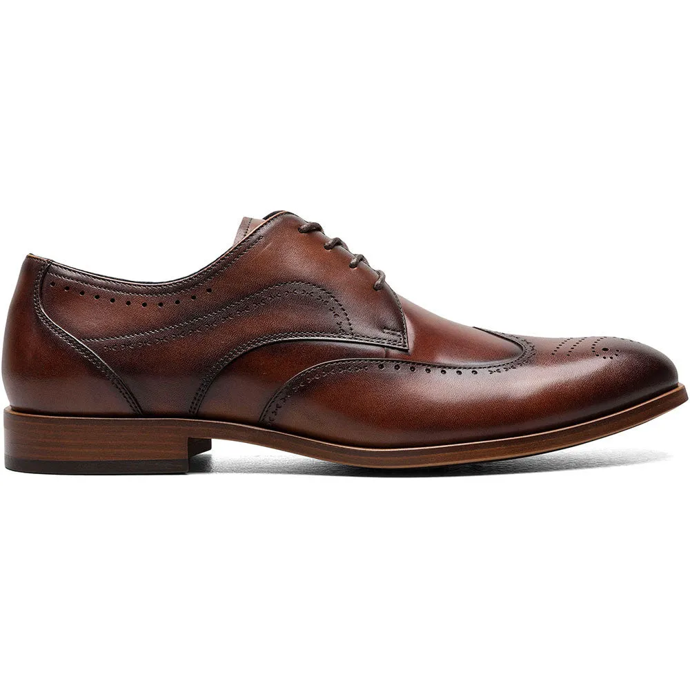 Stacy Adams Brown BRAYDEN Wingtip Oxford Shoes