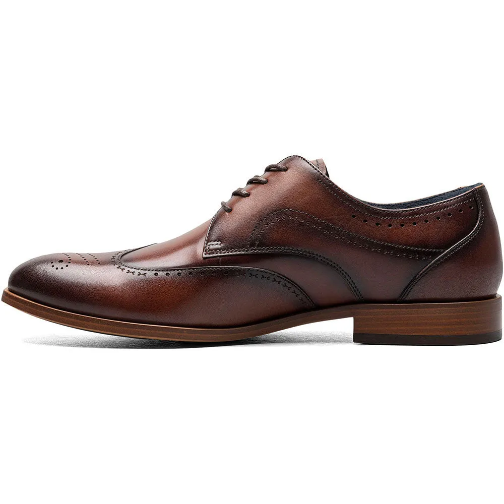 Stacy Adams Brown BRAYDEN Wingtip Oxford Shoes