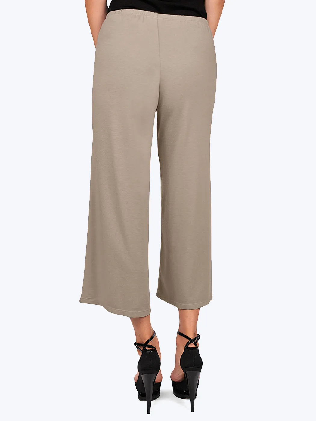 Tianello TENCEL™ Whisper Knit Flood Pant