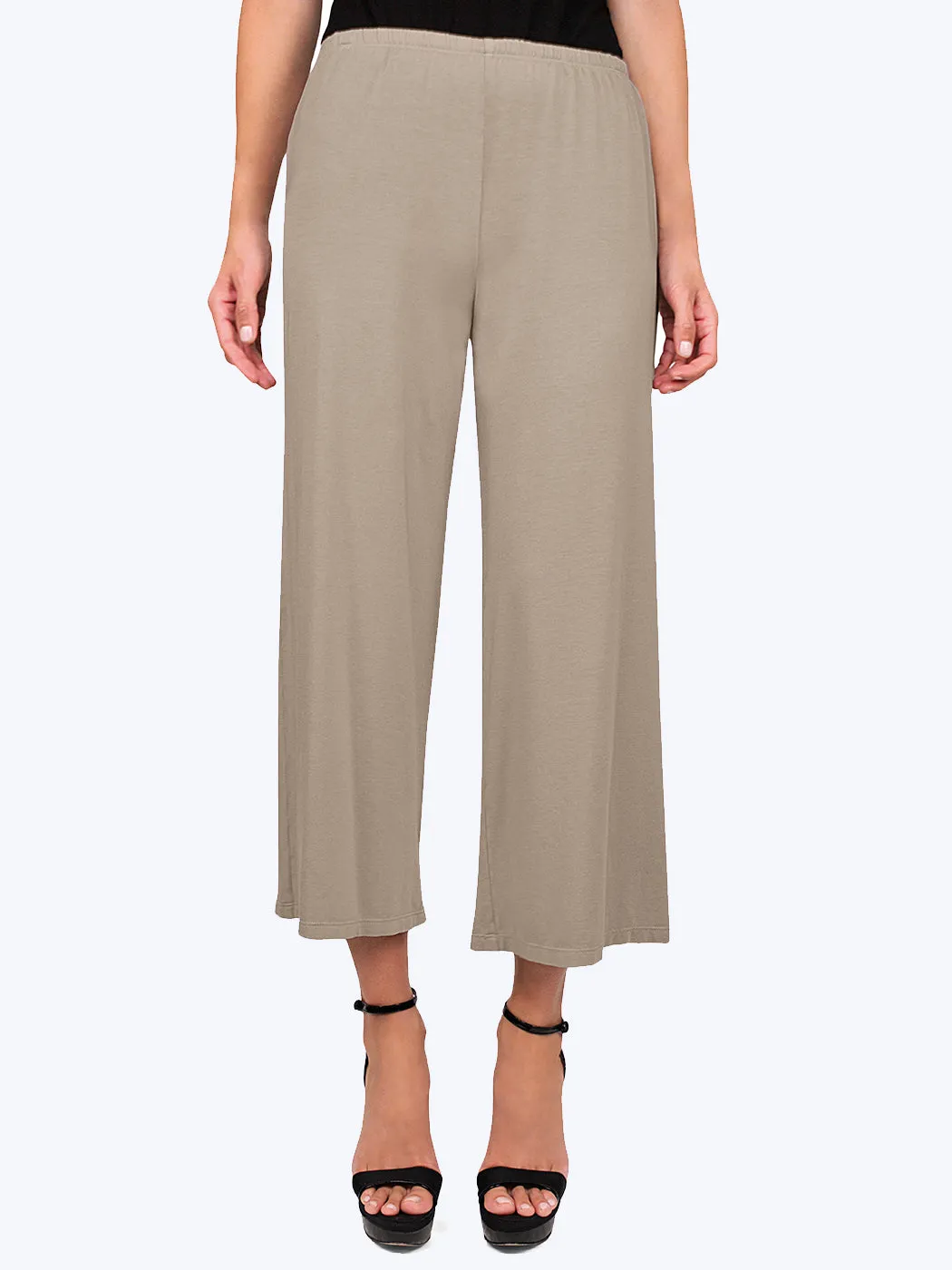 Tianello TENCEL™ Whisper Knit Flood Pant