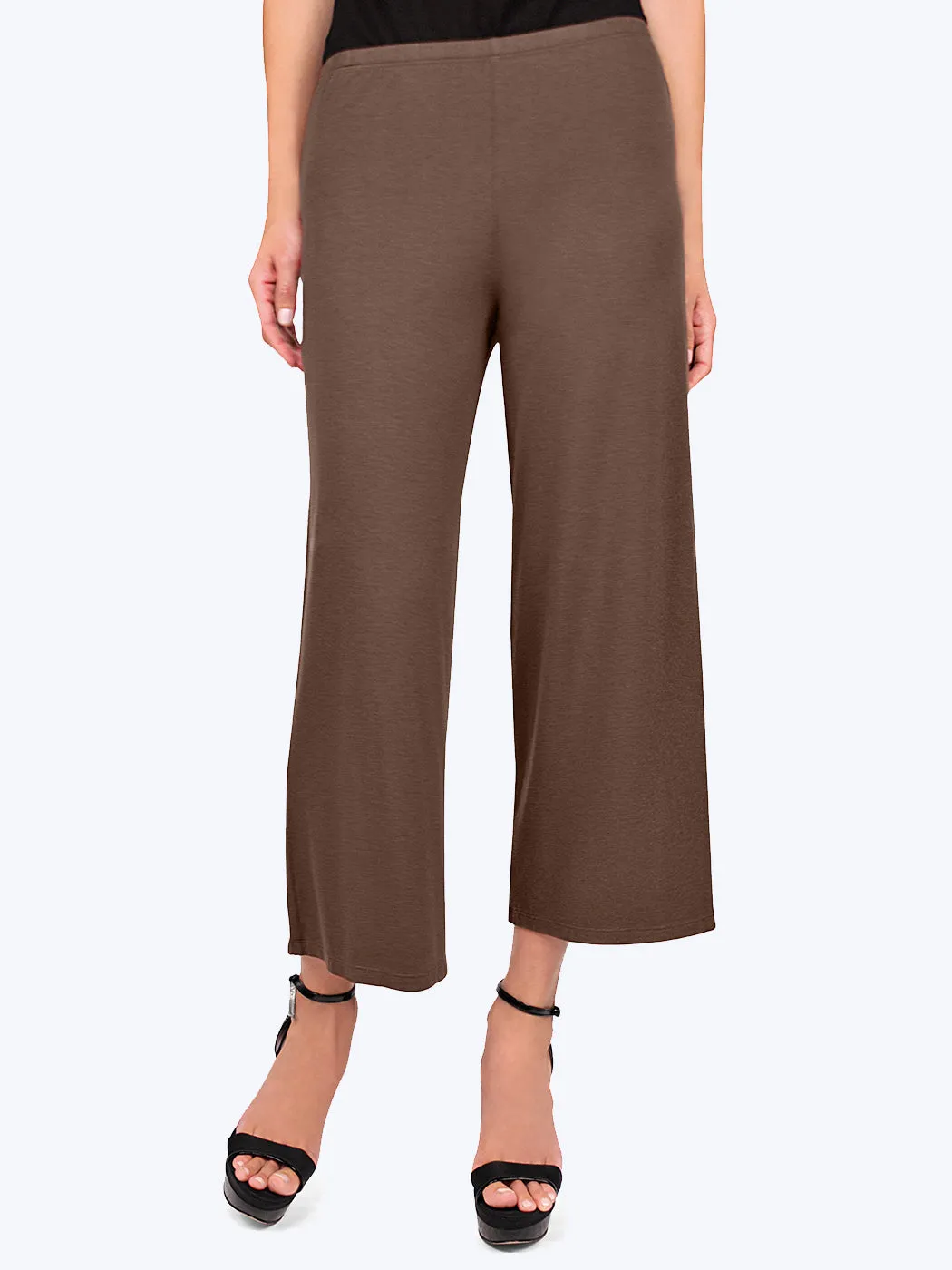 Tianello TENCEL™ Whisper Knit Flood Pant