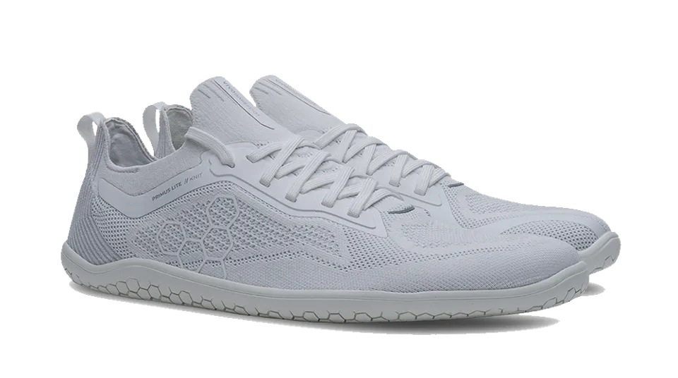 Vivobarefoot Men's Primus Lite Knit Bright White