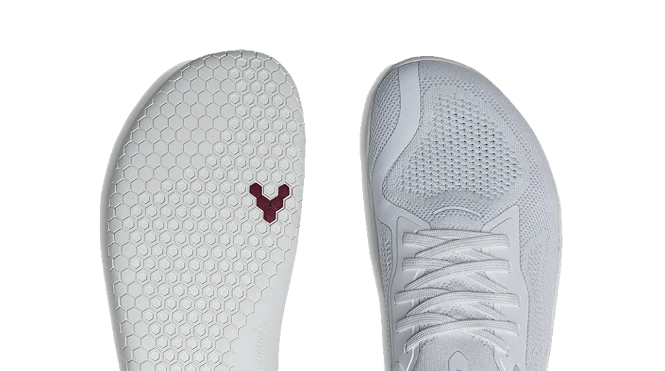 Vivobarefoot Men's Primus Lite Knit Bright White