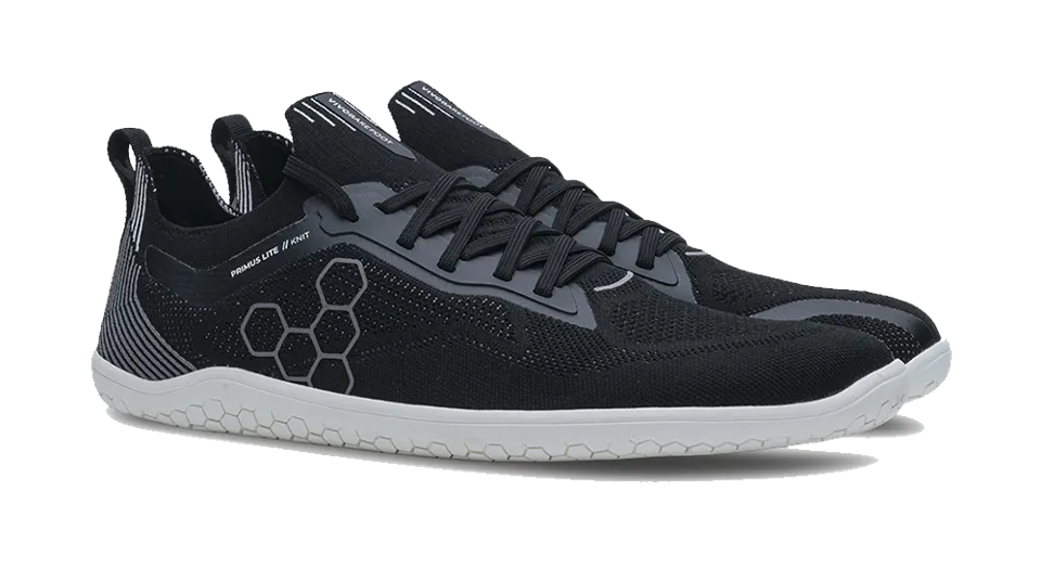 Vivobarefoot Men's Primus Lite Knit Obsidian