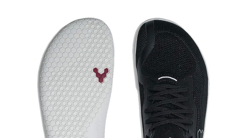 Vivobarefoot Men's Primus Lite Knit Obsidian