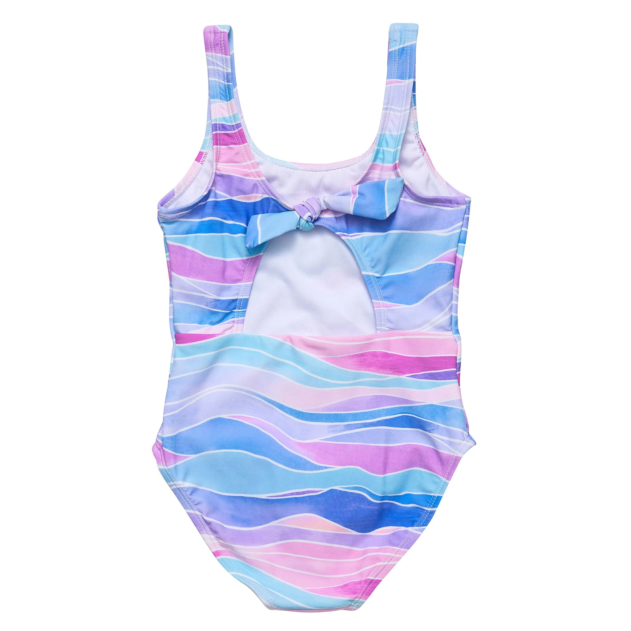 Water Hues Tie Back Swimsuit