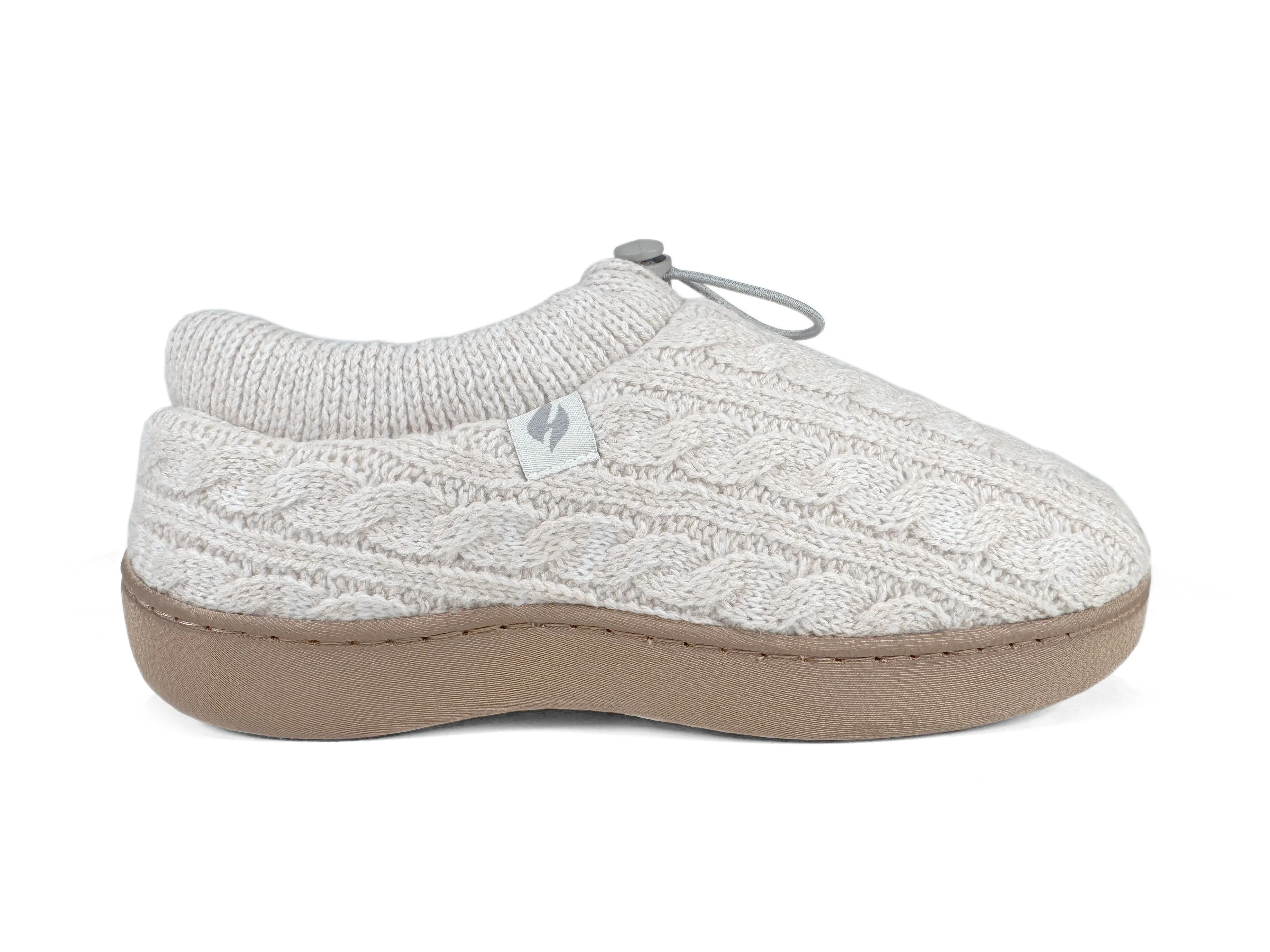 Women's Ava Cable Knit Drawstring Slippers